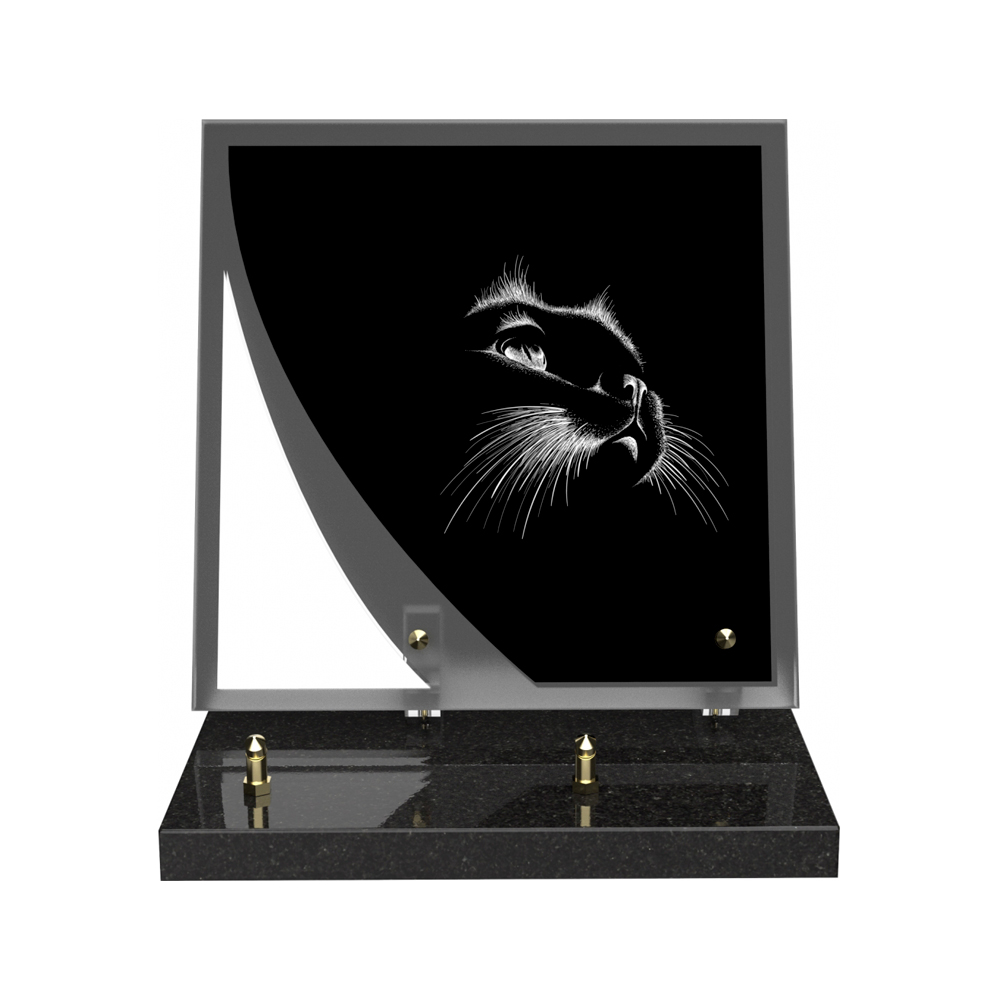Plaque funéraire NOCTURNE – Plaques Funéraires Créations®