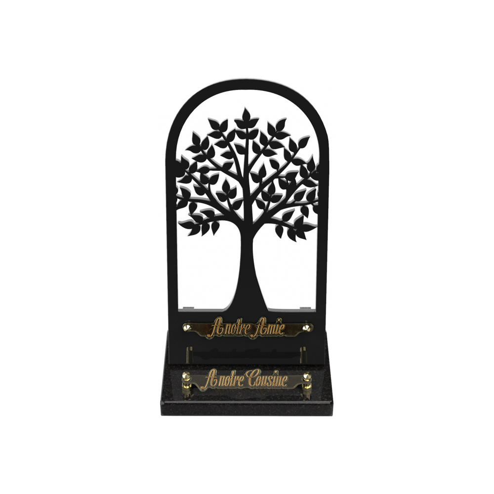 Plaque funéraire ARCHE – Plaques Funéraires Créations®