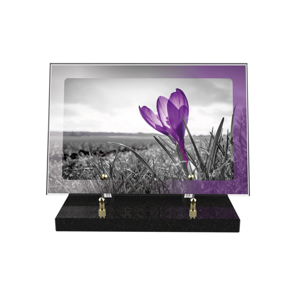 Plaque funéraire NUANCES – Plaques Funéraires Créations® – vue complémentaire