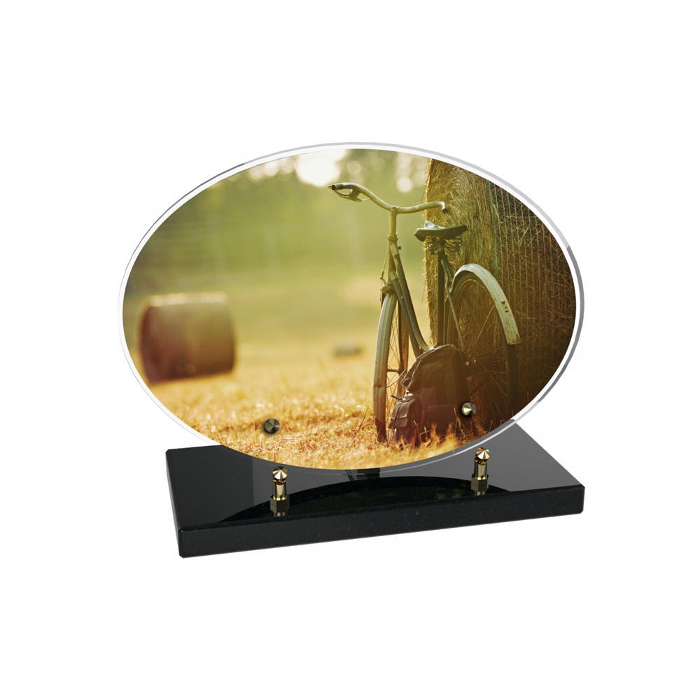 Plaque funéraire OVALE – Plaques Funéraires Créations® – vue complémentaire