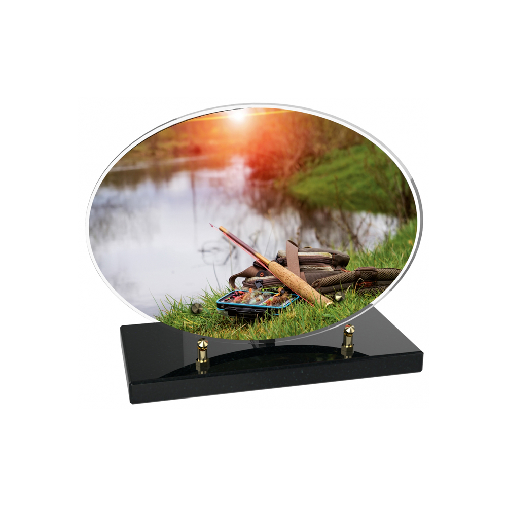 Plaque funéraire OVALE – Plaques Funéraires Créations® – vue complémentaire