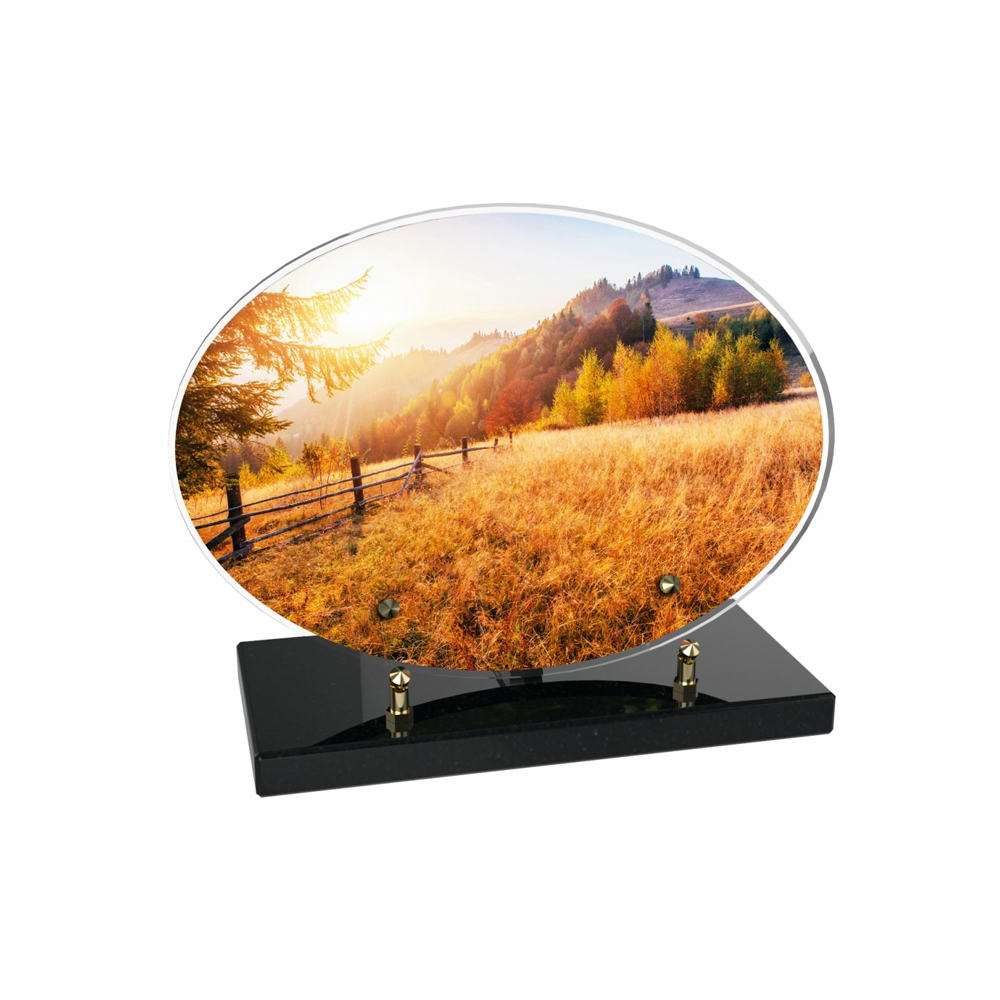 Plaque funéraire OVALE – Plaques Funéraires Créations® – vue complémentaire