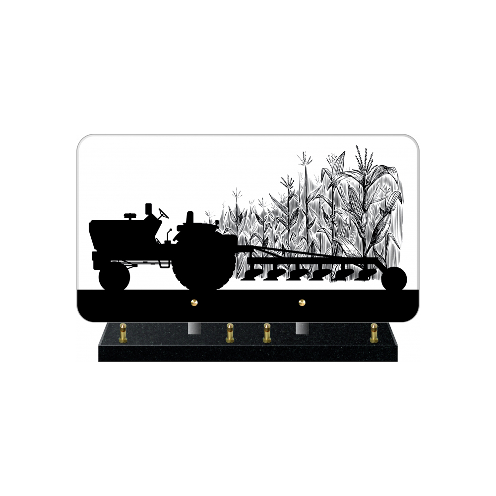 Plaque funéraire SCENETTE – Plaques Funéraires Créations®