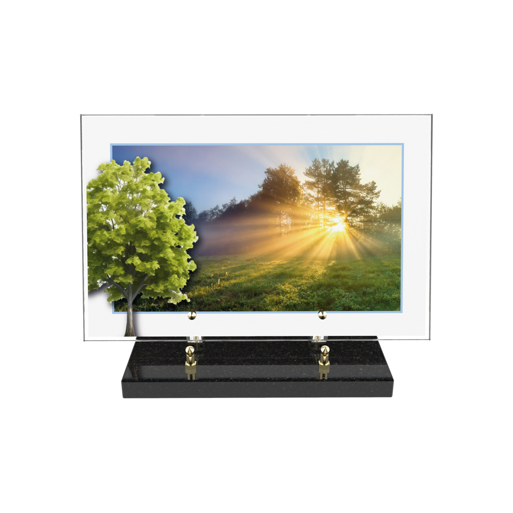 Plaque funéraire LOUMA – Plaques Funéraires Créations® – vue complémentaire