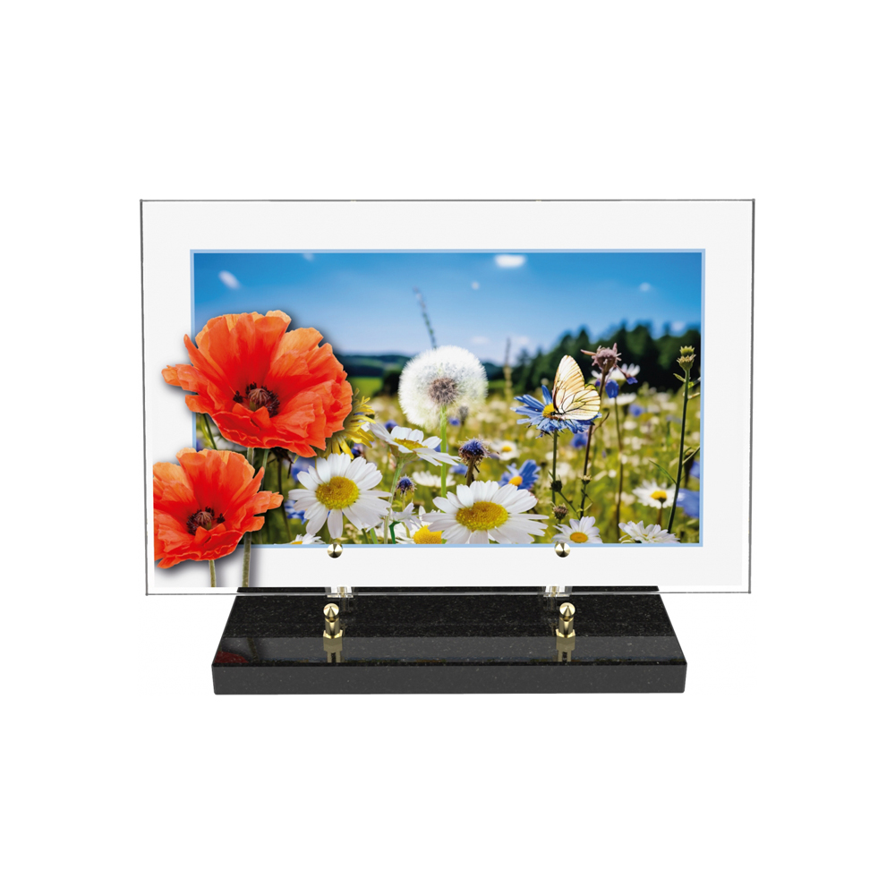 Plaque funéraire LOUMA – Plaques Funéraires Créations® – vue complémentaire