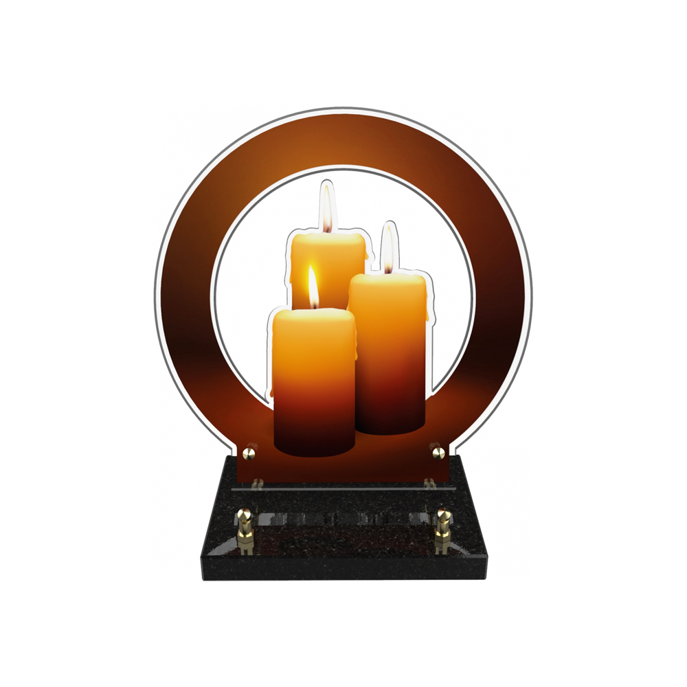 Plaque funéraire ANNEAU – Plaques Funéraires Créations® – vue complémentaire
