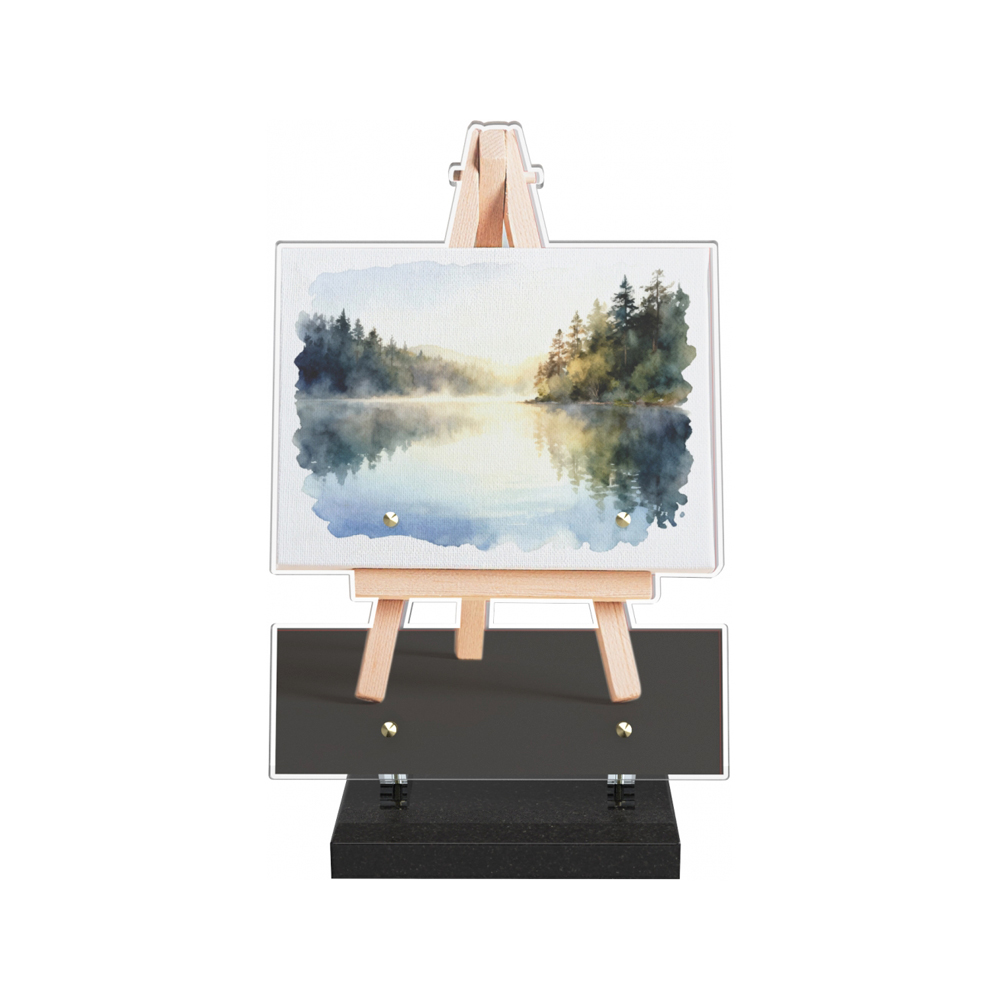 Plaque funéraire PITTURA – Plaques Funéraires Créations® – vue complémentaire