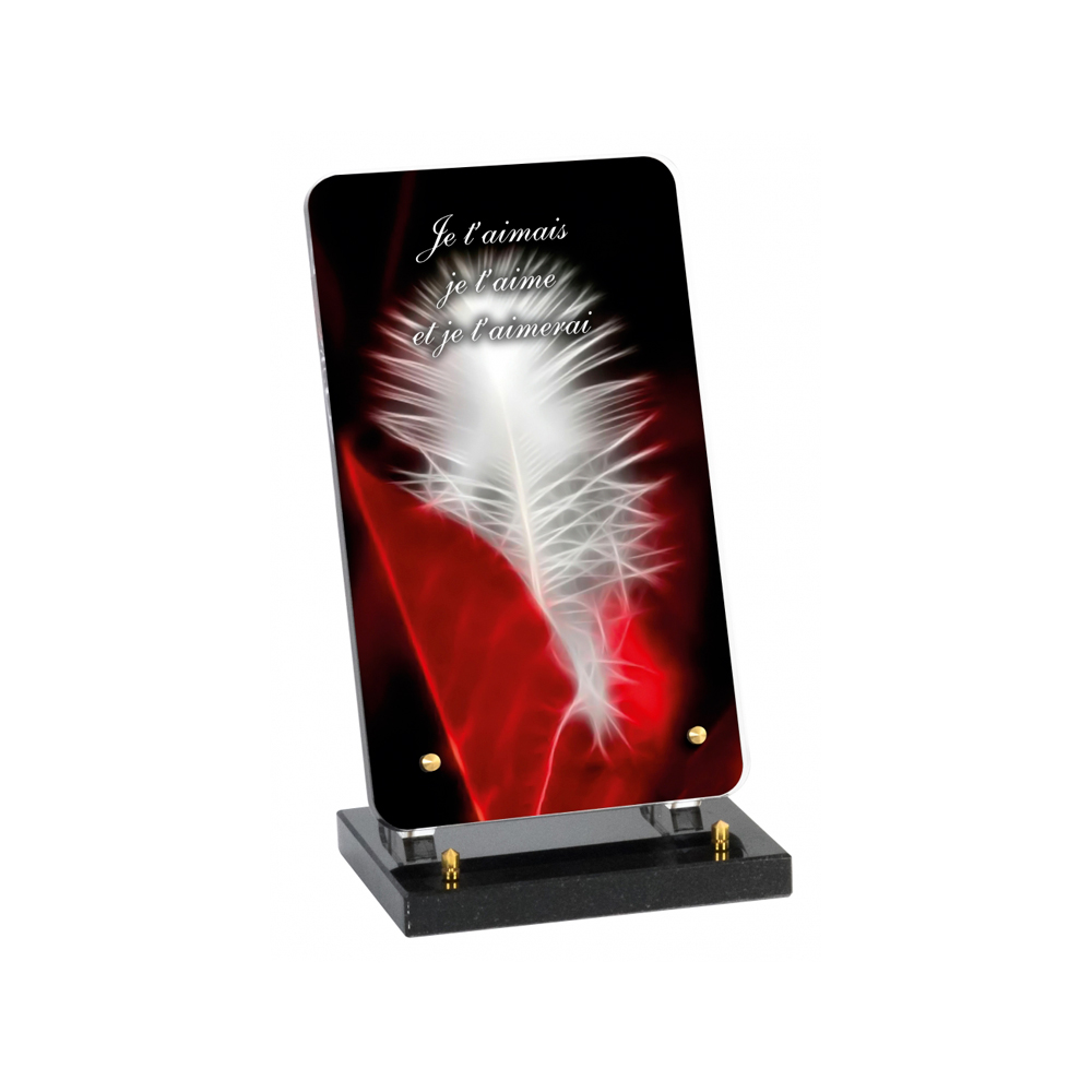 Plaque funéraire SMARTPHONE – Plaques Funéraires Créations® – vue complémentaire