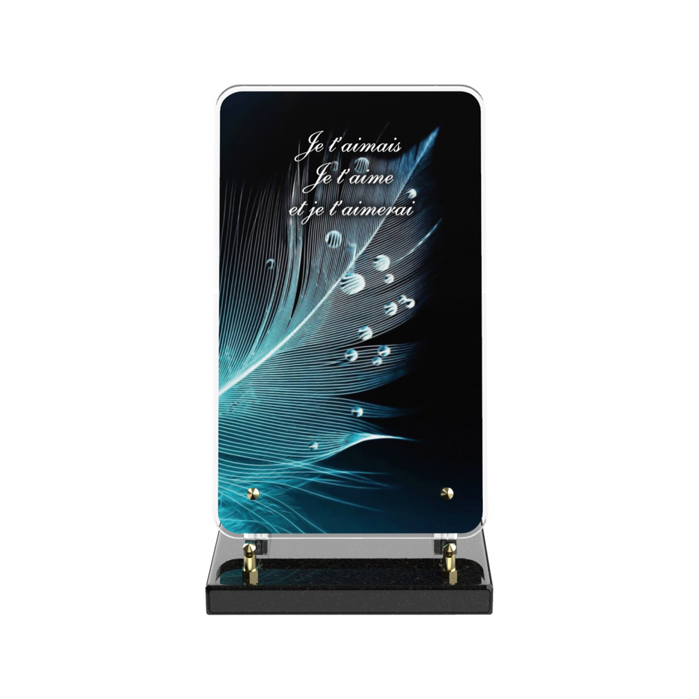 Plaque funéraire SMARTPHONE – Plaques Funéraires Créations® – vue complémentaire