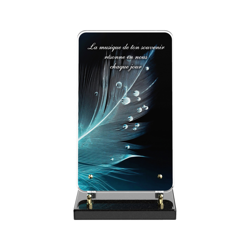 Plaque funéraire SMARTPHONE – Plaques Funéraires Créations® – vue complémentaire