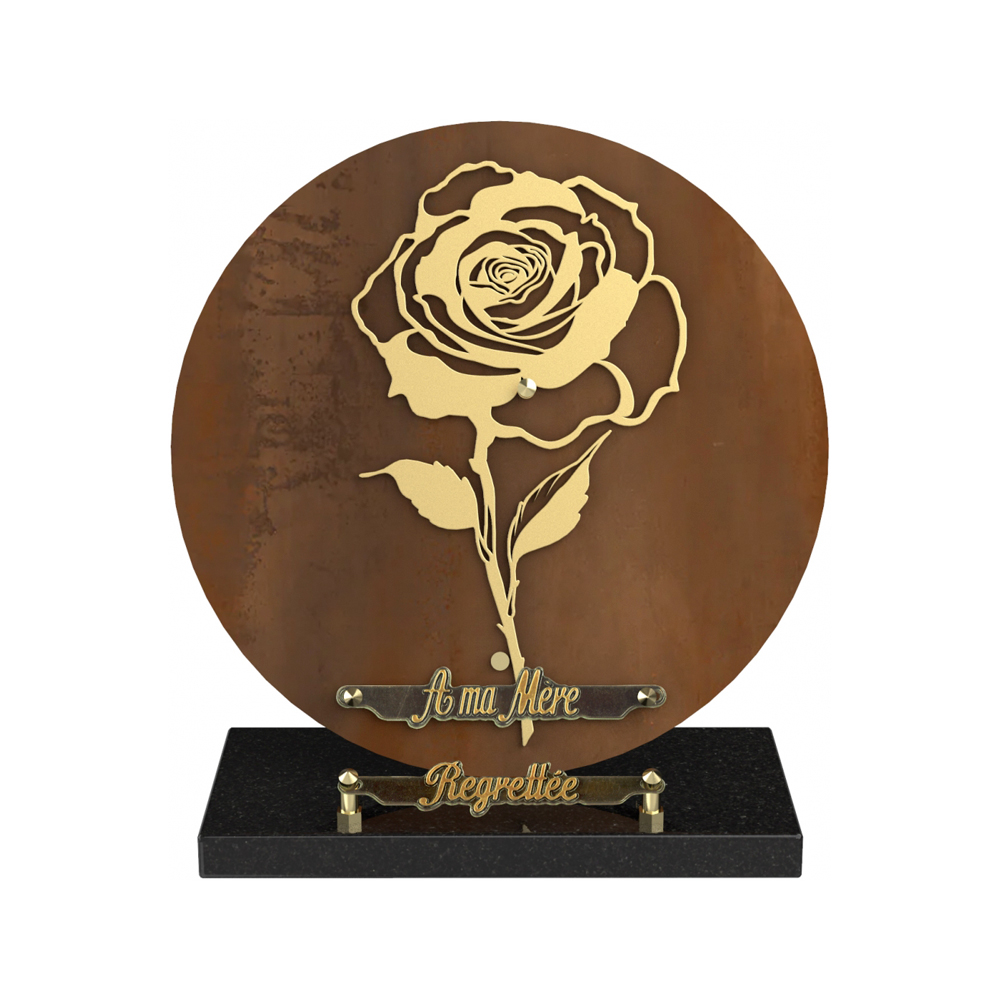 Plaque funéraire LUMENOR – Plaques Funéraires Créations®
