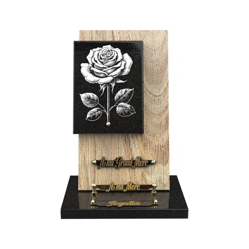 Plaque funéraire NÉMUS – Plaques Funéraires Créations®