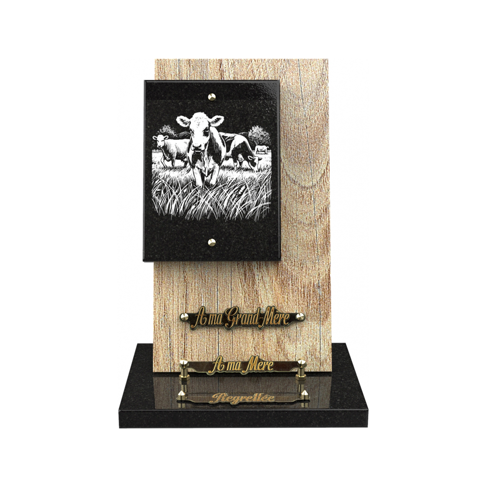 Plaque funéraire NÉMUS – Plaques Funéraires Créations®