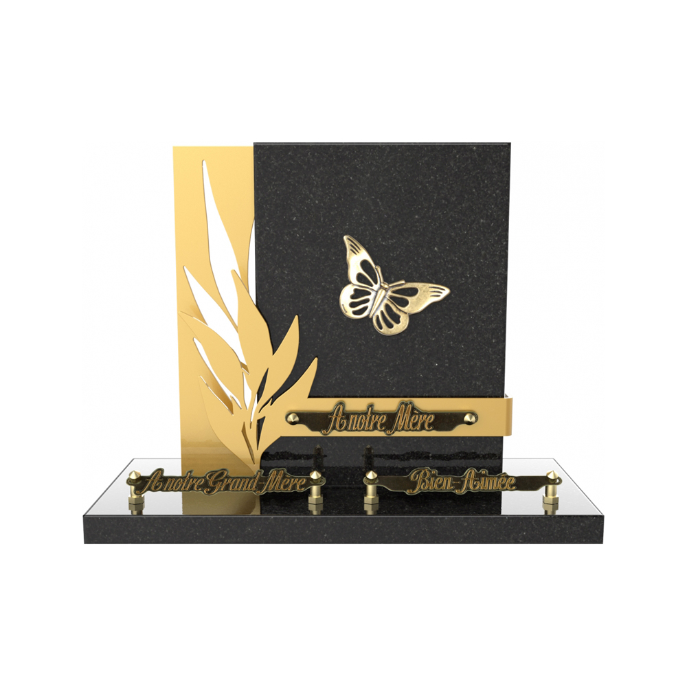 Plaque funéraire RADIANCE – Plaques Funéraires Créations®