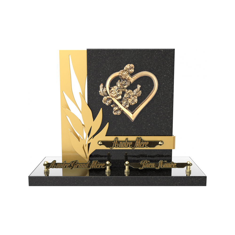 Plaque funéraire RADIANCE – Plaques Funéraires Créations®