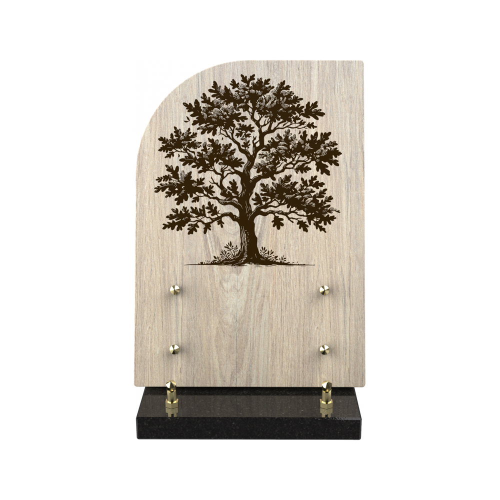 Plaque funéraire SYLVE – Plaques Funéraires Créations® – vue complémentaire