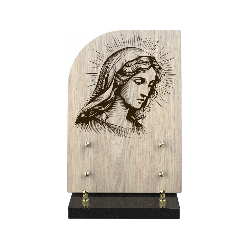 Plaque funéraire SYLVE – Plaques Funéraires Créations®
