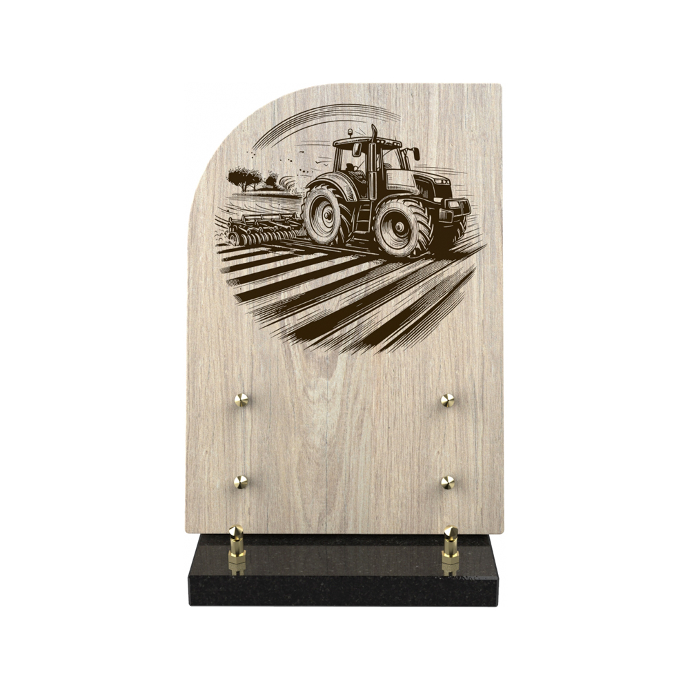 Plaque funéraire SYLVE – Plaques Funéraires Créations® – vue complémentaire