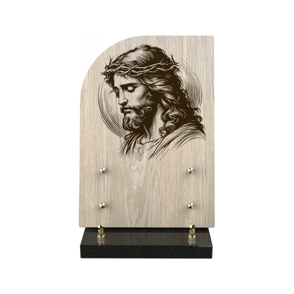 Plaque funéraire SYLVE – Plaques Funéraires Créations® – vue complémentaire