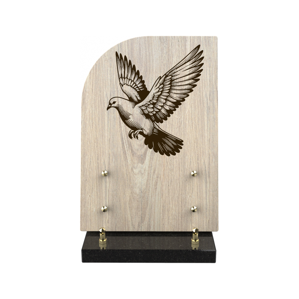 Plaque funéraire SYLVE – Plaques Funéraires Créations® – vue complémentaire