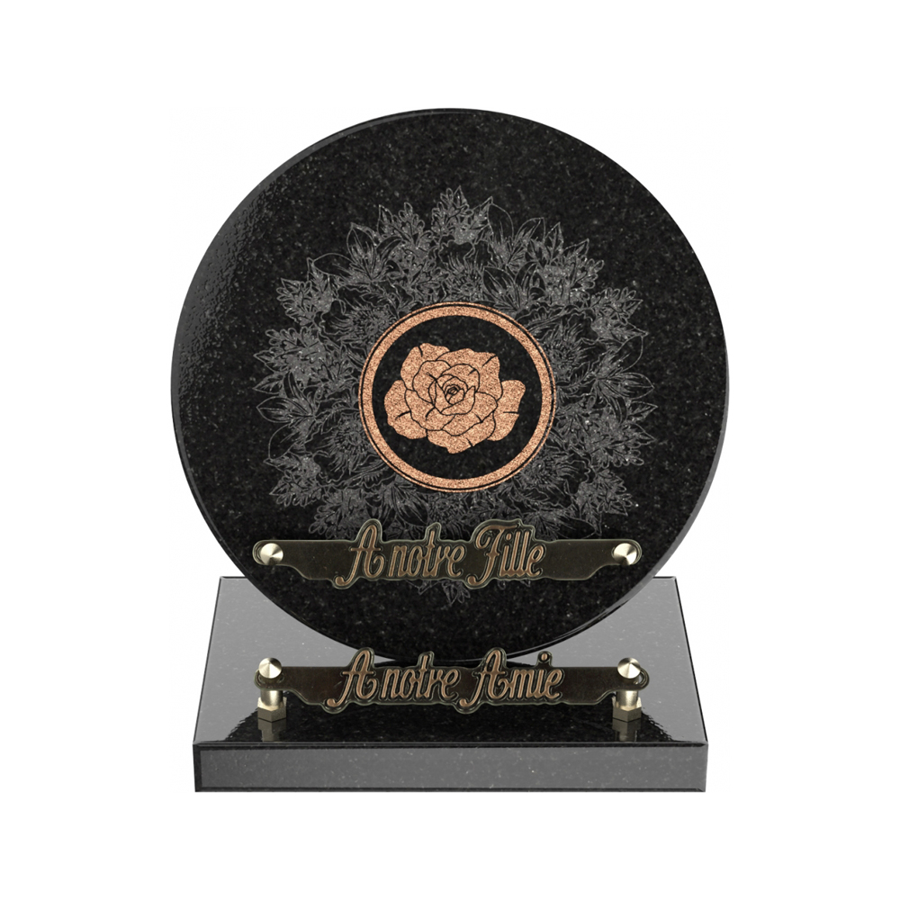 Plaque funéraire CASSONADE – Plaques Funéraires Créations® – vue complémentaire