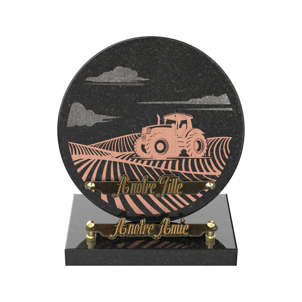 Plaque funéraire CASSONADE – Plaques Funéraires Créations®