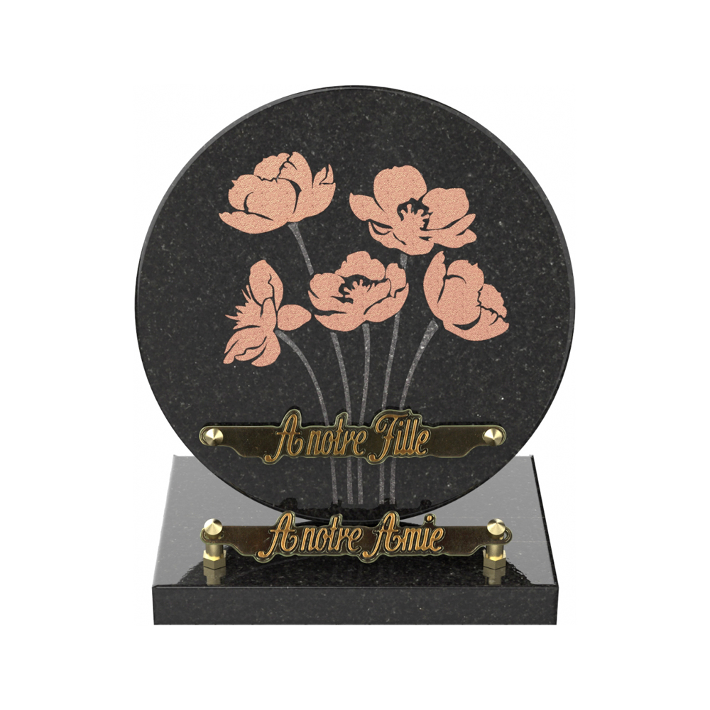Plaque funéraire CASSONADE – Plaques Funéraires Créations® – vue complémentaire
