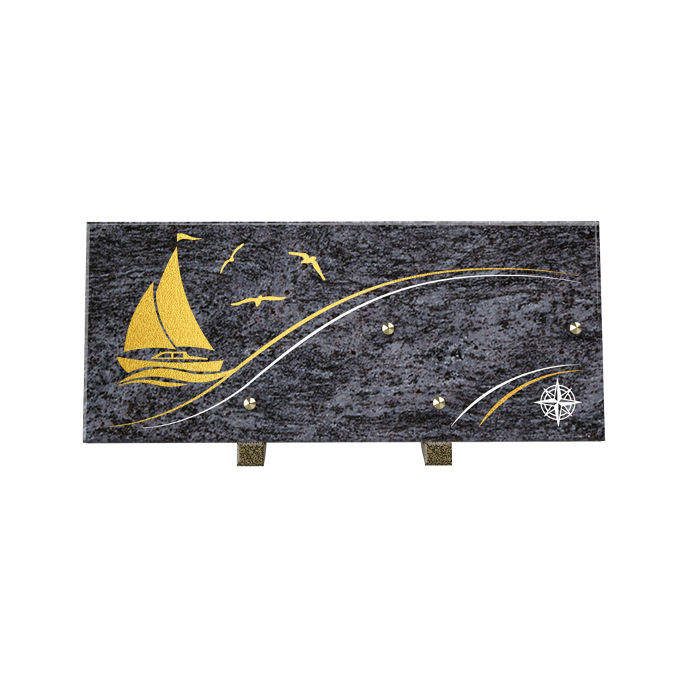 Plaque funéraire LUMIOR – Plaques Funéraires Créations® – vue complémentaire
