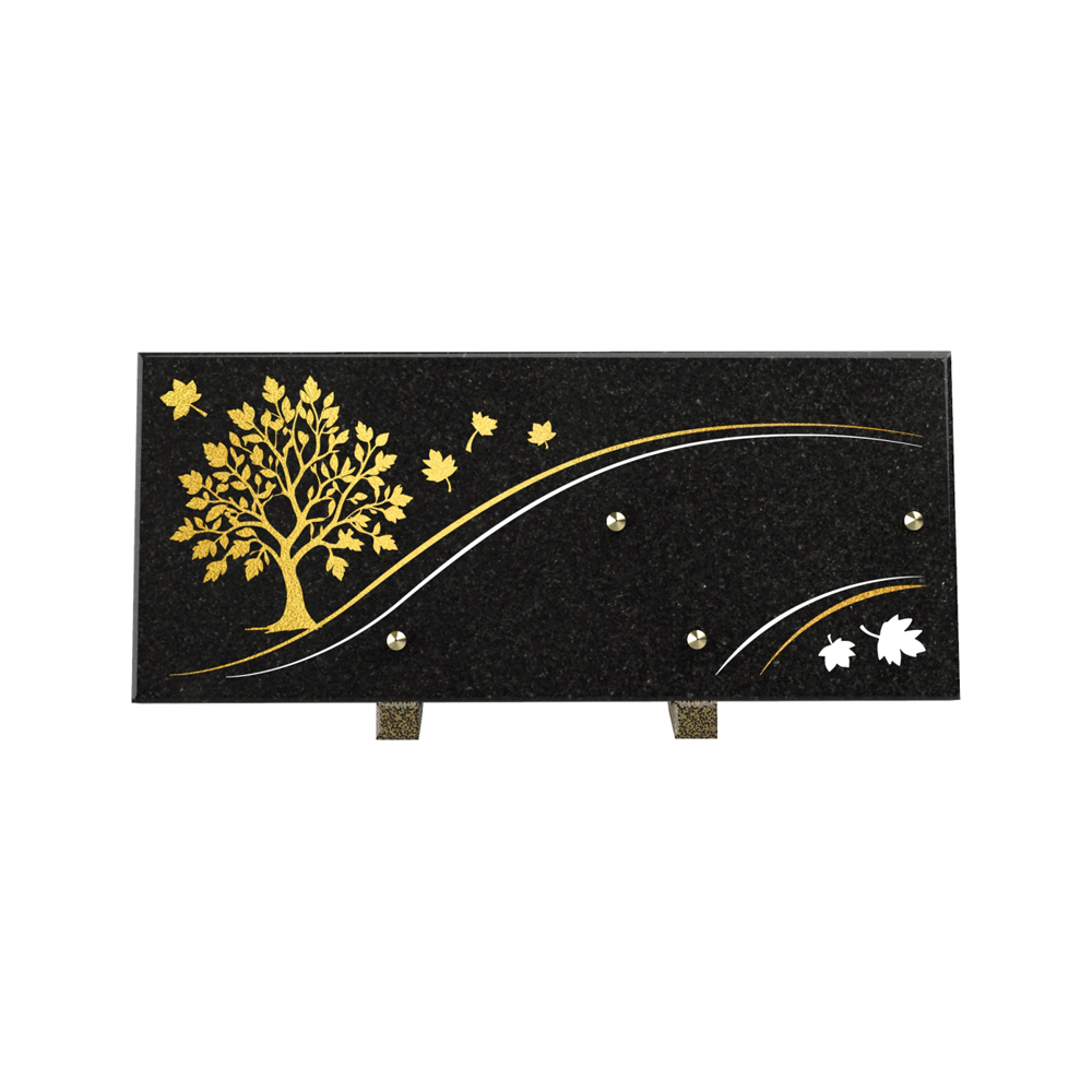 Plaque funéraire LUMIOR – Plaques Funéraires Créations® – vue complémentaire