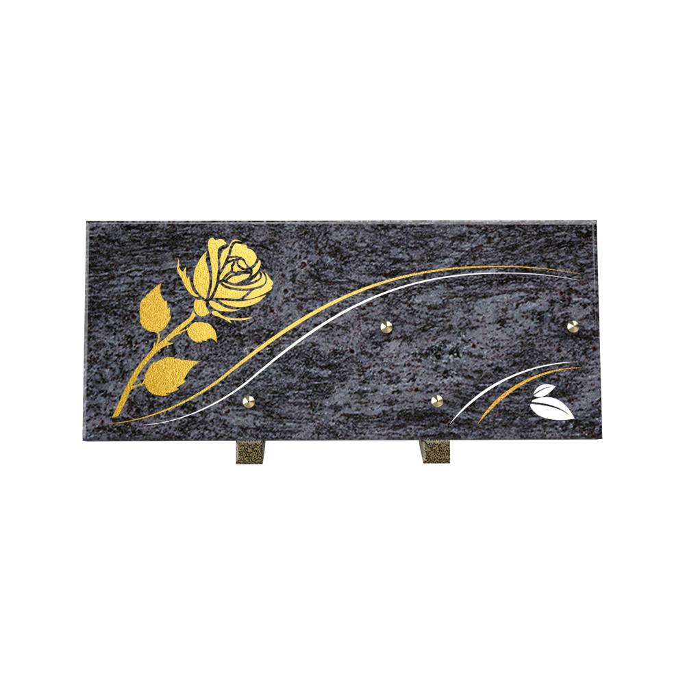 Plaque funéraire LUMIOR – Plaques Funéraires Créations® – vue complémentaire