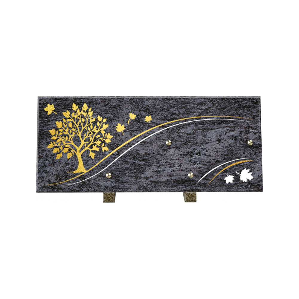 Plaque funéraire LUMIOR – Plaques Funéraires Créations® – vue complémentaire