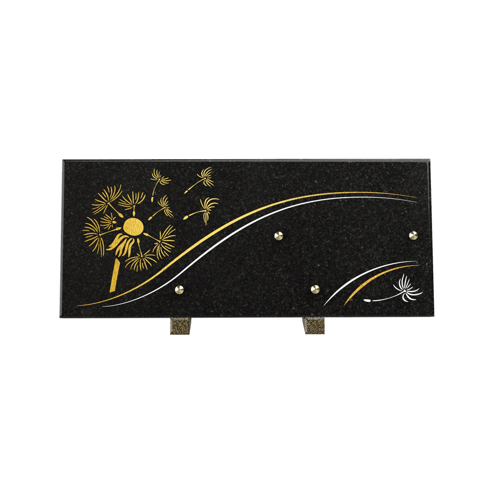 Plaque funéraire LUMIOR – Plaques Funéraires Créations® – vue complémentaire