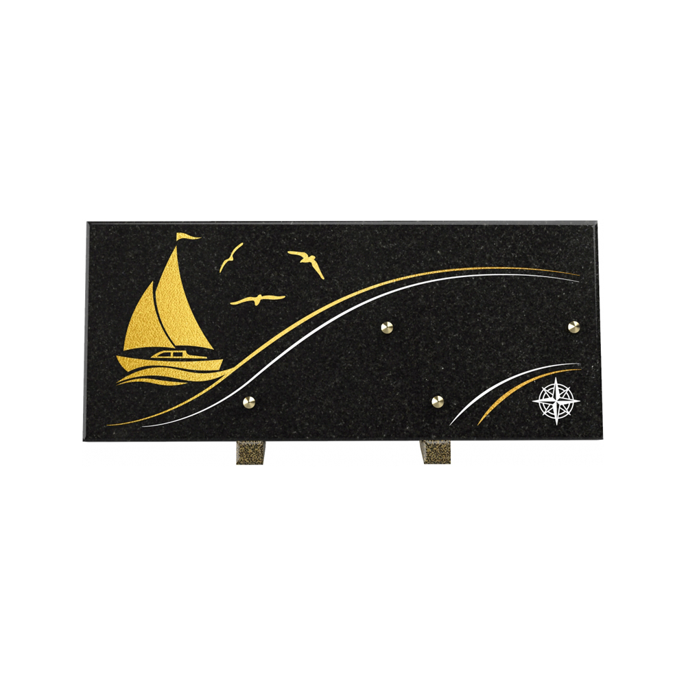 Plaque funéraire LUMIOR – Plaques Funéraires Créations® – vue complémentaire