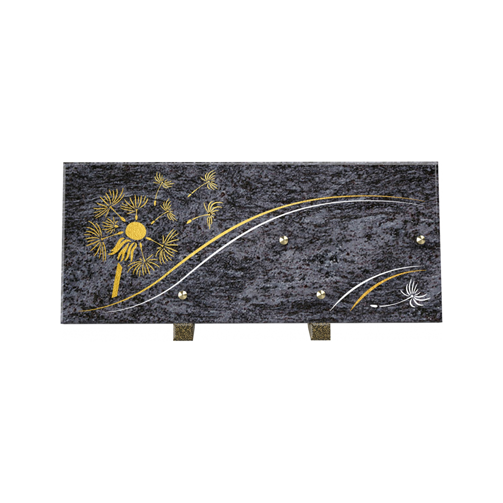 Plaque funéraire LUMIOR – Plaques Funéraires Créations® – vue complémentaire