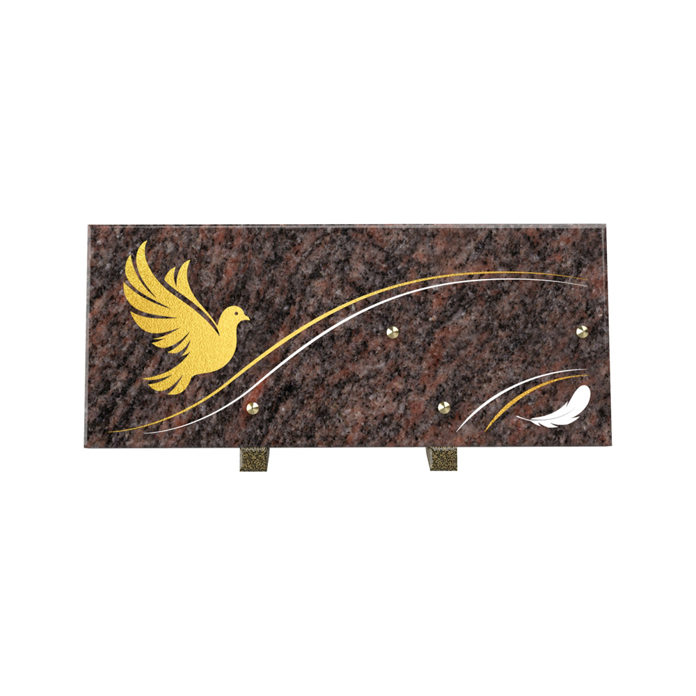 Plaque funéraire LUMIOR – Plaques Funéraires Créations® – vue complémentaire