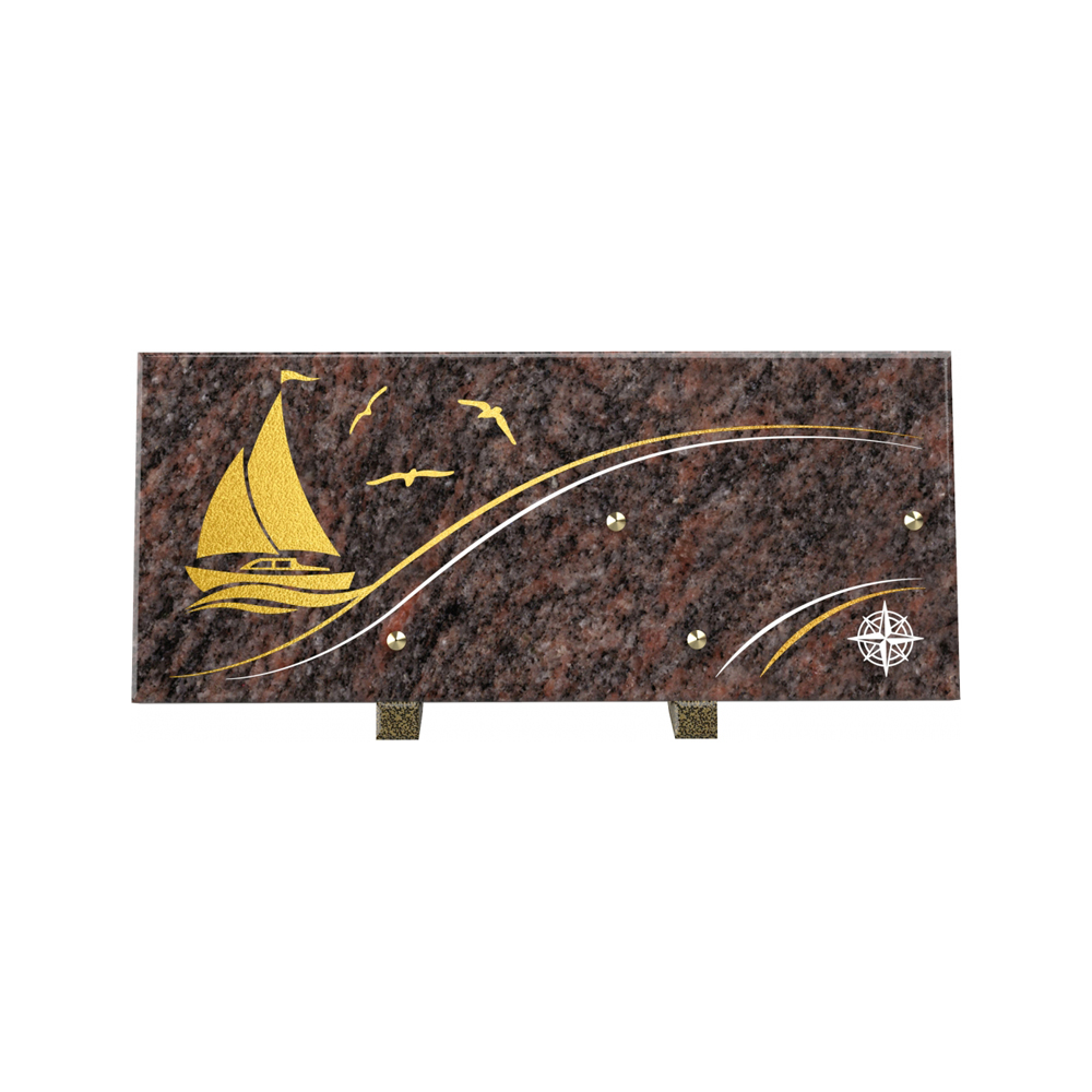 Plaque funéraire LUMIOR – Plaques Funéraires Créations® – vue complémentaire