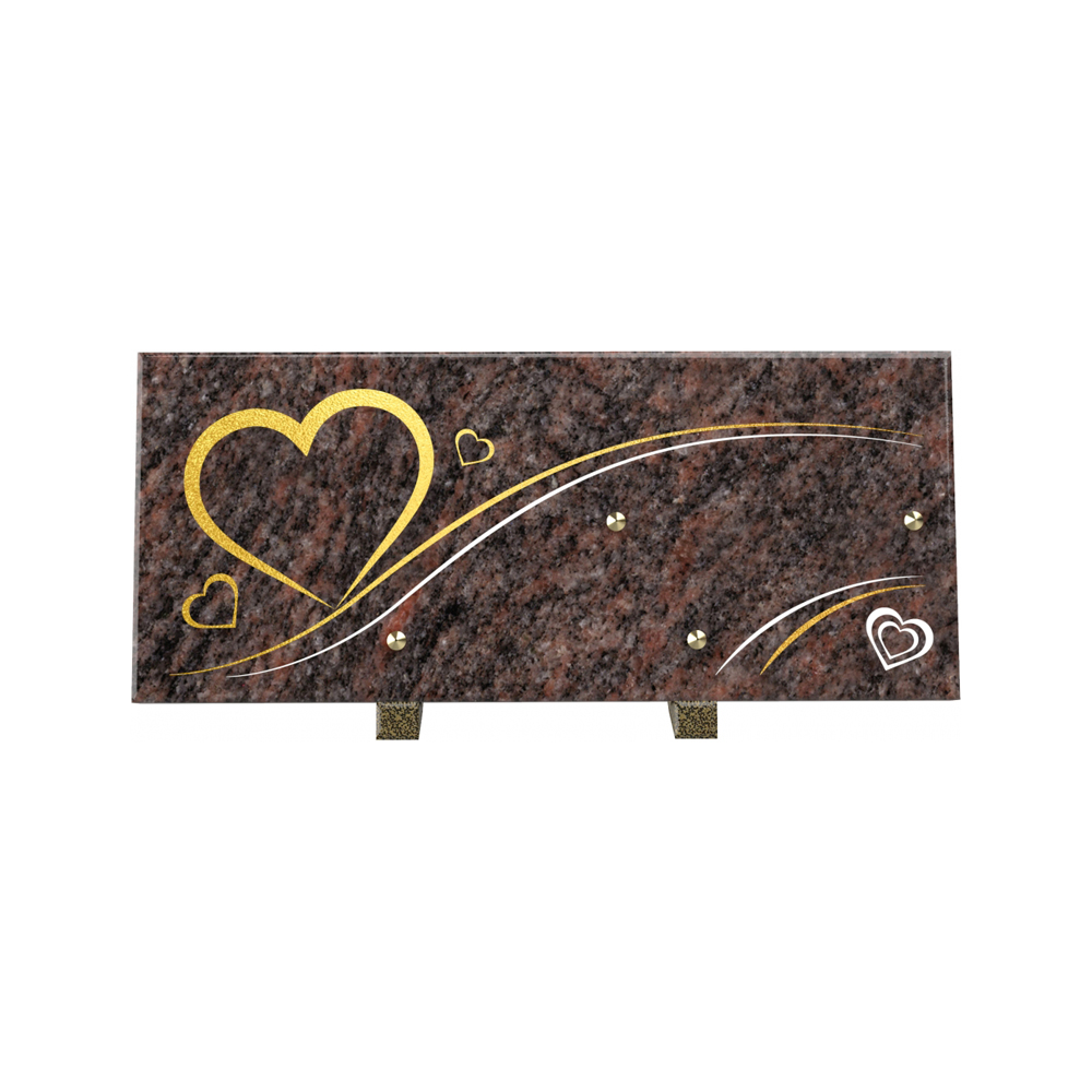 Plaque funéraire LUMIOR – Plaques Funéraires Créations® – vue complémentaire