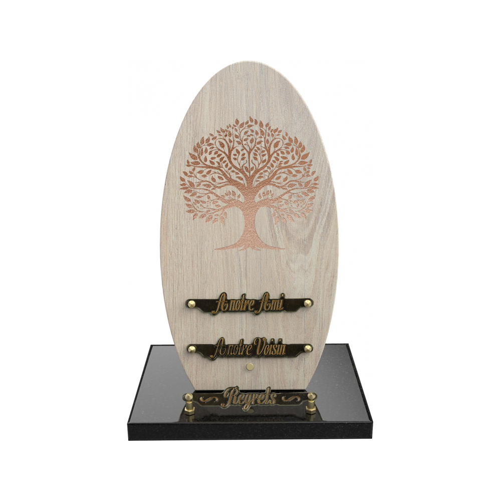 Plaque funéraire TANIN – Plaques Funéraires Créations®