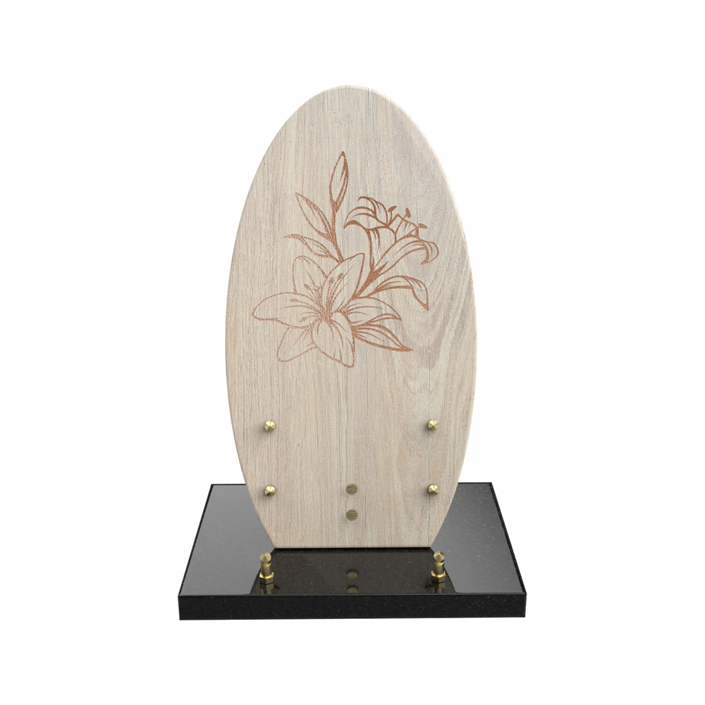 Plaque funéraire TANIN – Plaques Funéraires Créations® – vue complémentaire