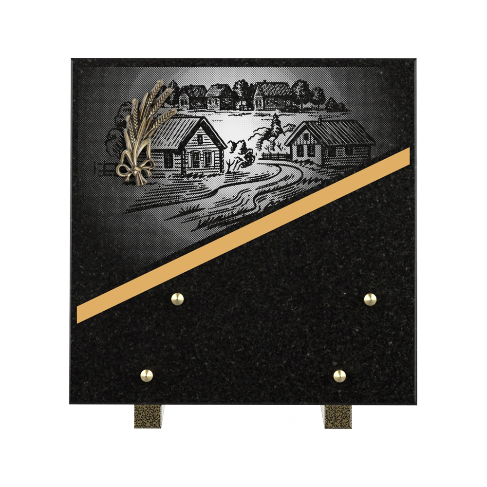 Plaque funéraire BRISTOL – Plaques Funéraires Créations® – vue complémentaire