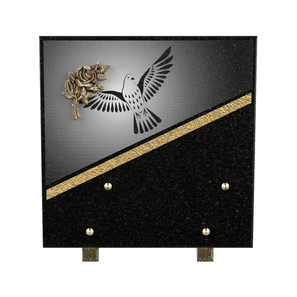 Plaque funéraire BRISTOL – Plaques Funéraires Créations® – vue complémentaire