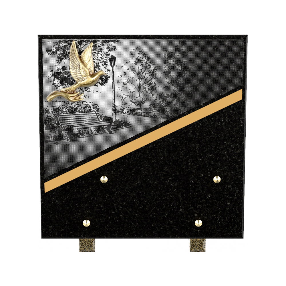 Plaque funéraire BRISTOL – Plaques Funéraires Créations® – vue complémentaire