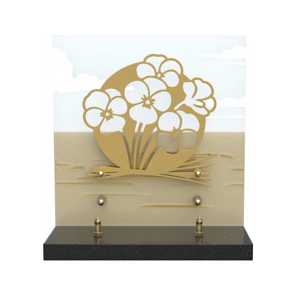 Plaque funéraire DIAFAN – Plaques Funéraires Créations® – vue complémentaire