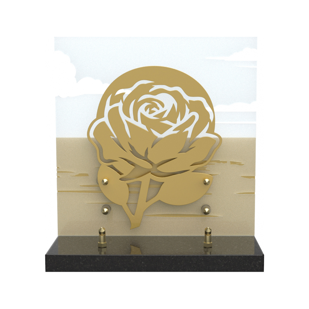 Plaque funéraire DIAFAN – Plaques Funéraires Créations® – vue complémentaire