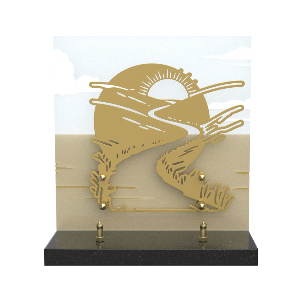 Plaque funéraire DIAFAN – Plaques Funéraires Créations® – vue complémentaire