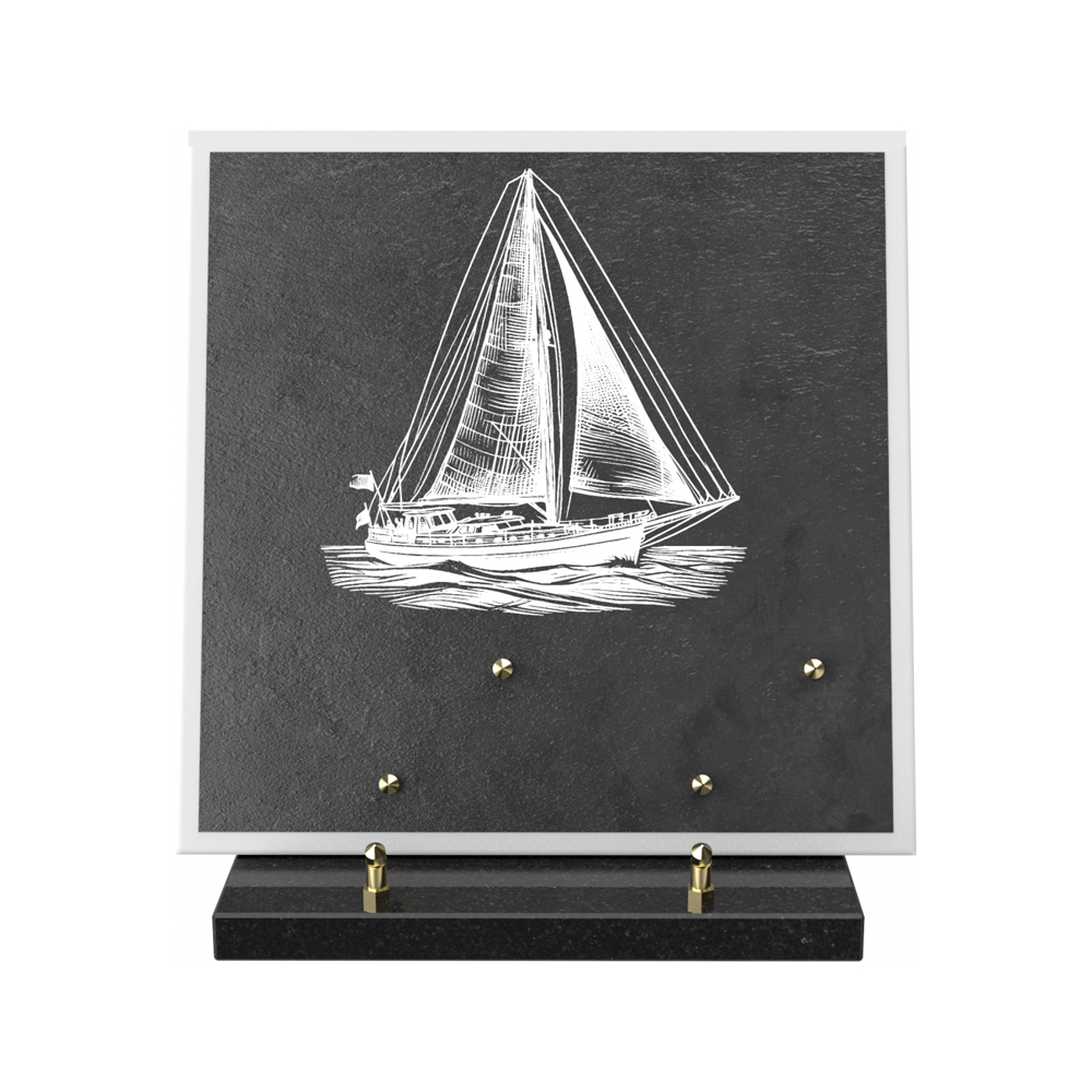 Plaque funéraire PRUSSE – Plaques Funéraires Créations® – vue complémentaire