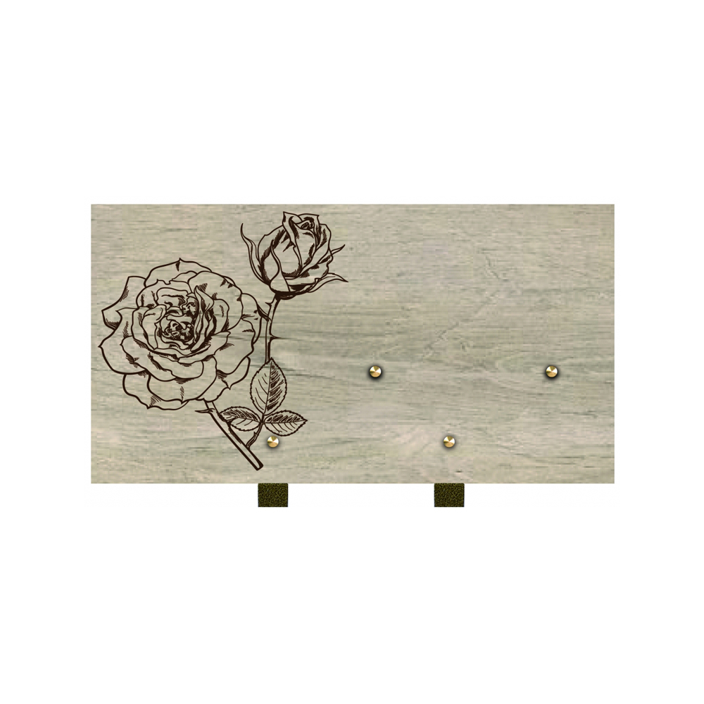 Plaque funéraire CÉRAM – Plaques Funéraires Créations® – vue complémentaire