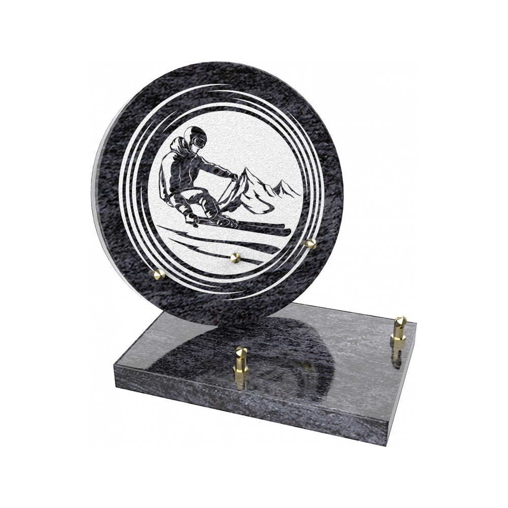 Plaque funéraire CRÉPUSCULE – Plaques Funéraires Créations® – vue complémentaire
