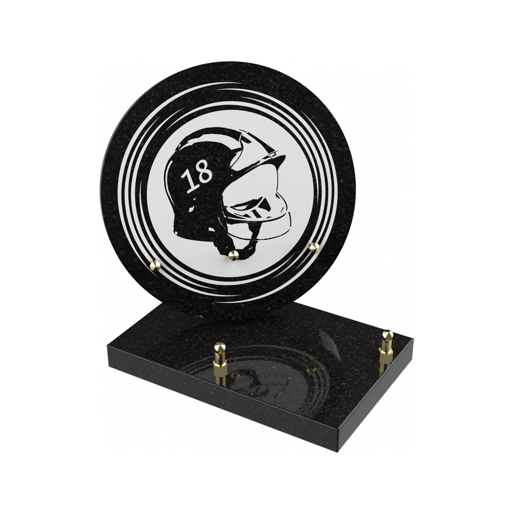 Plaque funéraire CRÉPUSCULE – Plaques Funéraires Créations® – vue complémentaire