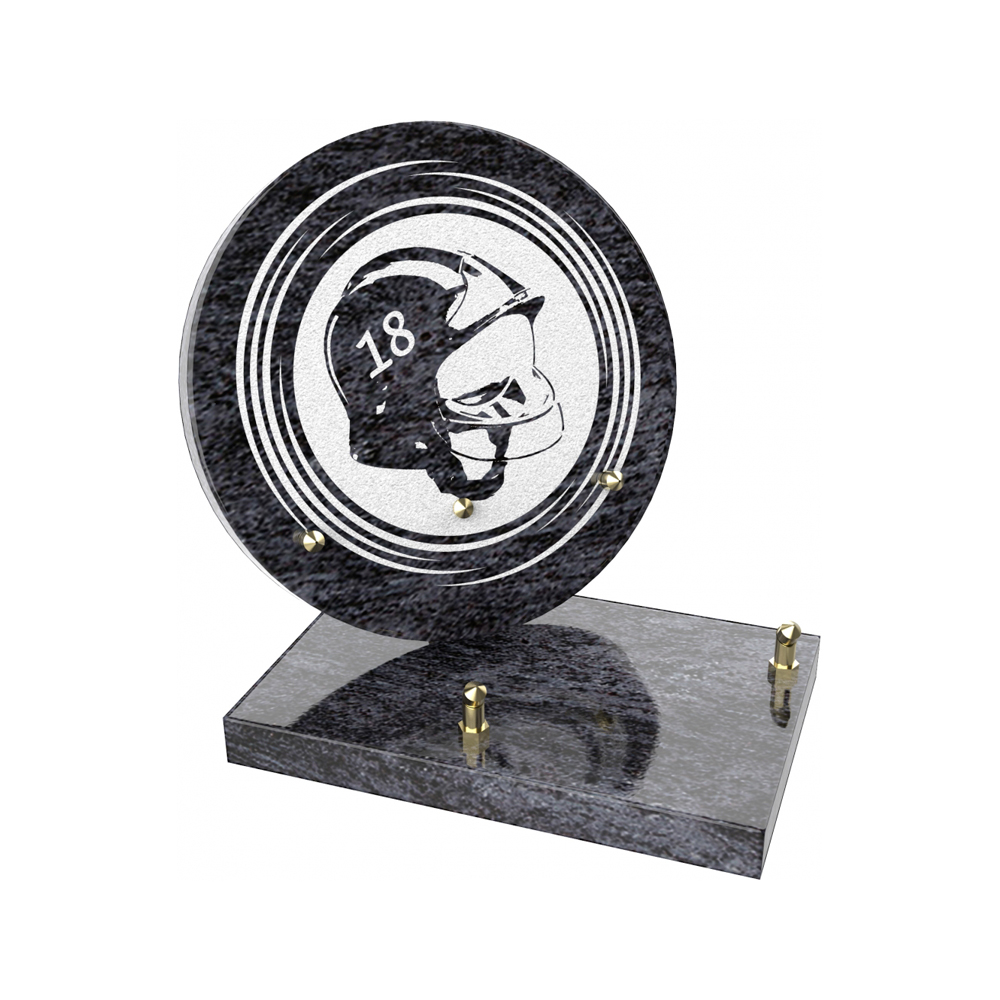 Plaque funéraire CRÉPUSCULE – Plaques Funéraires Créations® – vue complémentaire
